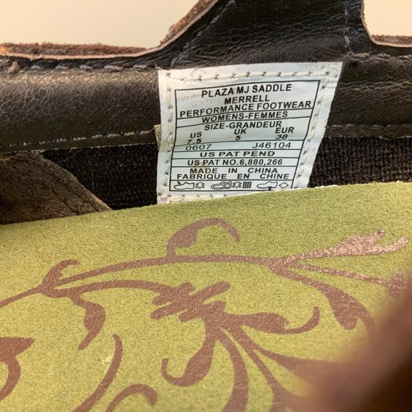 Merrell Plaza MJ Mary Jane Saddle Shoes In Brown Size 7.5 - Picture 8 of 8